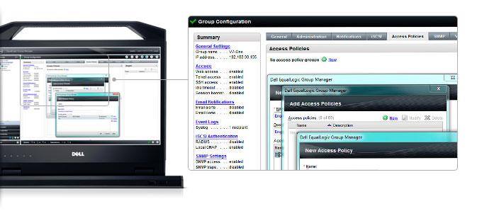 Dell EqualLogic PS6210 시리즈 — 관리를 편해지는 진보된 소프트웨어